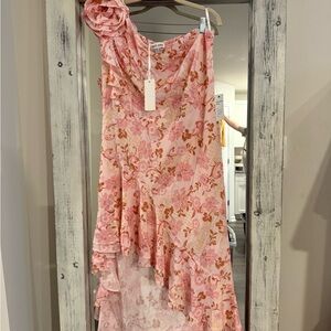 Grace Karin Pink Floral Dress